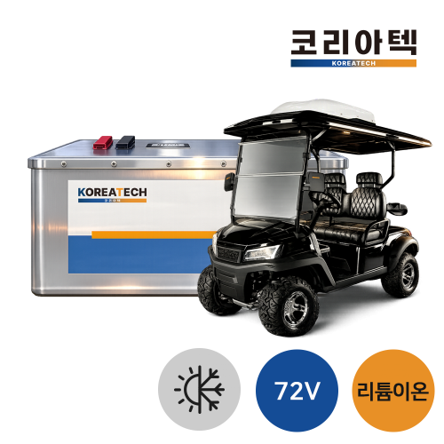 [골프카트] 48v 리튬이온 배터리 + 에어컨